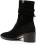 Le Monde Beryl pointed-toe suede ankle boots Black - Thumbnail 3