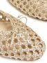 Le Monde Beryl Regency woven leather slippers Gold - Thumbnail 2