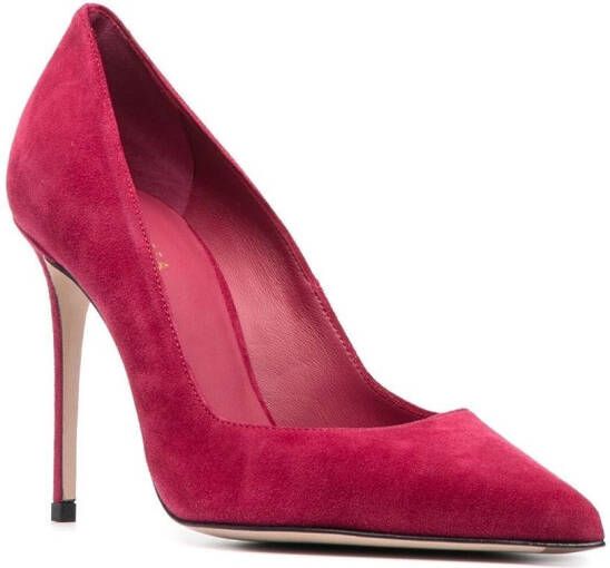 Le Silla 105mm Eva suede pumps Pink