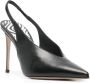 Le Silla 105mm leather pumps Black - Thumbnail 2