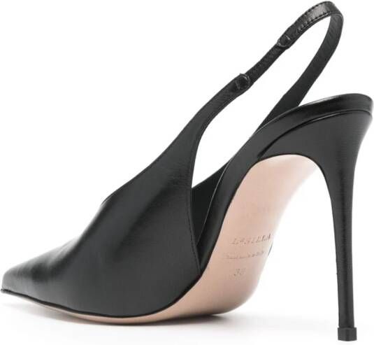 Le Silla 105mm leather pumps Black