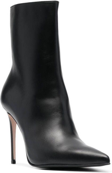 Le Silla 110mm Eva leather ankle boots Black