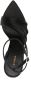 Le Silla 115mm glittered satin sandals Black - Thumbnail 4