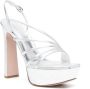 Le Silla 150mm metallic platform sandals Grey - Thumbnail 2