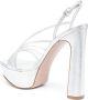Le Silla 150mm metallic platform sandals Grey - Thumbnail 3