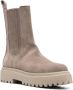 Le Silla 55mm slip-on suede boots Grey - Thumbnail 2
