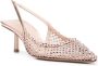 Le Silla 70mm studded pointed pumps Pink - Thumbnail 2