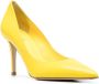 Le Silla 80mm heeled pumps Yellow - Thumbnail 2