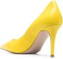 Le Silla 80mm heeled pumps Yellow - Thumbnail 3