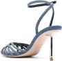 Le Silla 90mm denim sandals Blue - Thumbnail 3