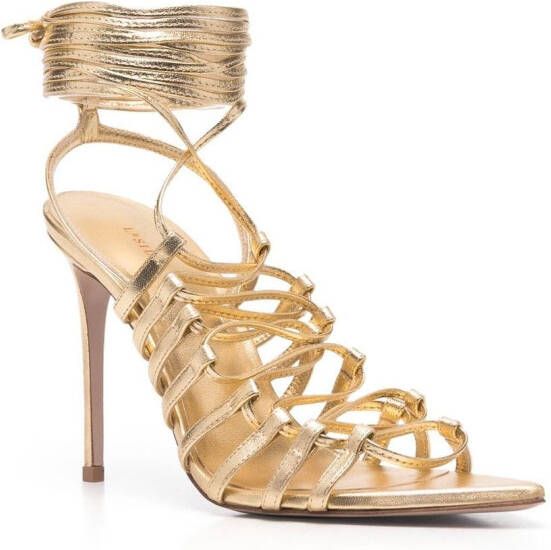 Le Silla Afrodite strappy sandals Gold