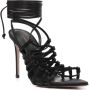 Le Silla Afrodite wraparound 110mm sandals Black - Thumbnail 2