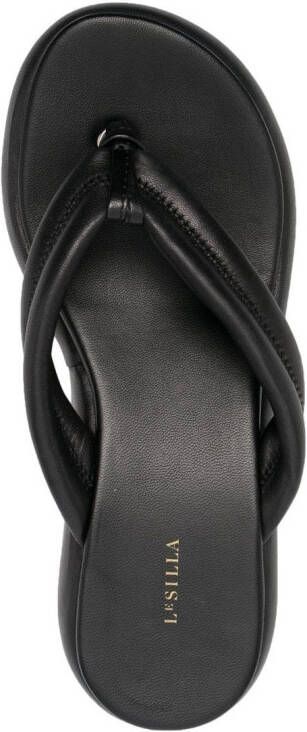 Le Silla Aiko 50mm wedge sandals Black
