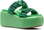 Le Silla Aiko 85mm embellished slides Green - Thumbnail 2