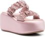 Le Silla Aiko 80mm satin sandals Pink - Thumbnail 2
