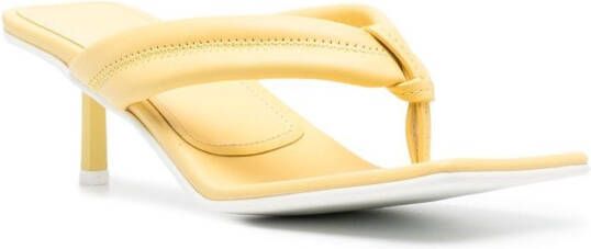 Le Silla Aiko square toe sandal Yellow