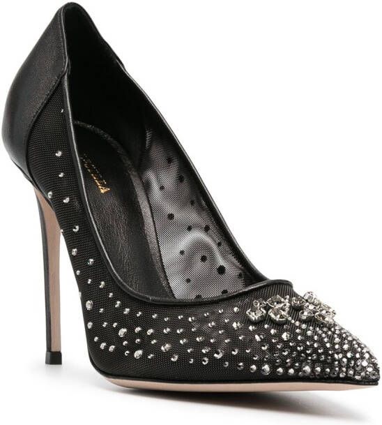 Le Silla Anastasia crystal-embellished pumps Black