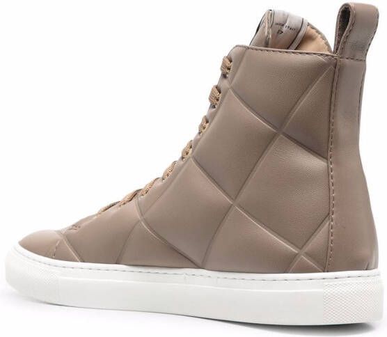 Le Silla Andrea quilted sneakers Neutrals