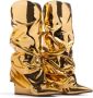 Le Silla Andy 120mm wedge boots Gold - Thumbnail 2