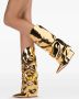 Le Silla Andy 120mm wedge boots Gold - Thumbnail 5