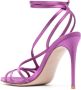 Le Silla Belen 100mm leather sandals Purple - Thumbnail 3