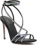 Le Silla Belen 105mm crystal-embellished sandals Black - Thumbnail 2