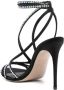 Le Silla Belen 105mm crystal-embellished sandals Black - Thumbnail 3