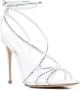 Le Silla Belen 105mm crystal-embellished sandals White - Thumbnail 2