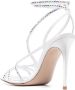 Le Silla Belen 105mm crystal-embellished sandals White - Thumbnail 3