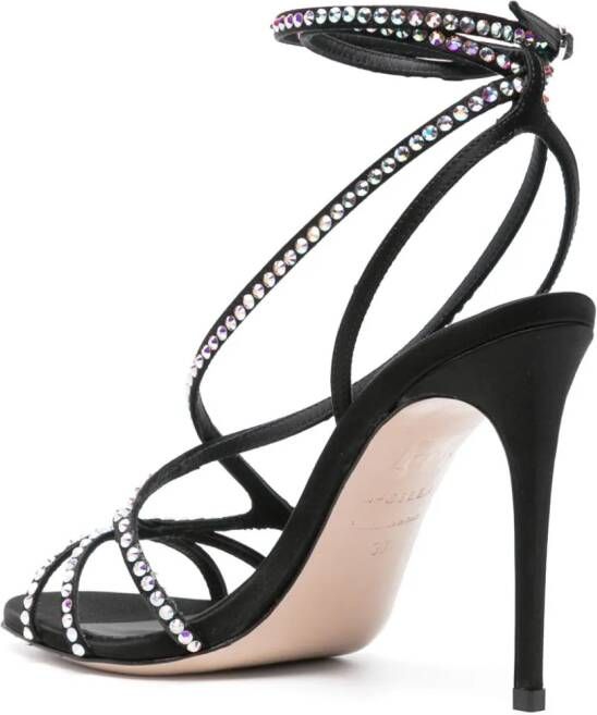 Le Silla Belen 105mm strappy sandals Black