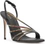 Le Silla Belen 110mm leather sandals Black - Thumbnail 1