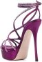Le Silla Belen crystal-embellished sandals Purple - Thumbnail 3