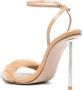 Le Silla Bella 105mm faux-fur sandals Neutrals - Thumbnail 3