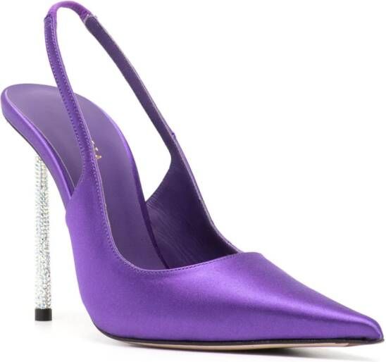 Le Silla Bella 115mm pointed-toe pumps Purple