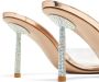 Le Silla Bella 120mm crystal-embellished mules Neutrals - Thumbnail 4