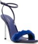 Le Silla Bella 120mm faux-fur sandals Blue - Thumbnail 2