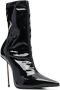 Le Silla Bella 120mm high-shine ankle boots Black - Thumbnail 2