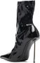 Le Silla Bella 120mm high-shine ankle boots Black - Thumbnail 3