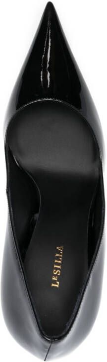 Le Silla Bella 120mm leather pumps Black