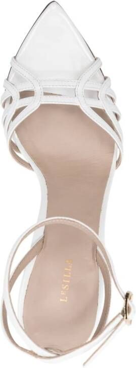 Le Silla Bella 120mm leather sandals White