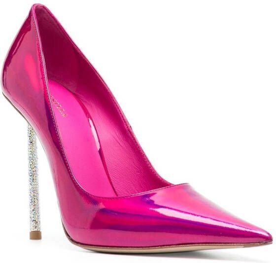 Le Silla Bella 120mm metallic pumps Pink