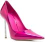 Le Silla Bella 120mm metallic pumps Pink - Thumbnail 2