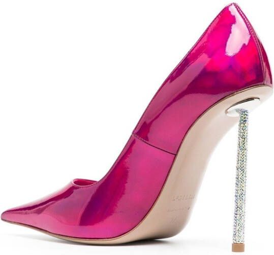 Le Silla Bella 120mm metallic pumps Pink