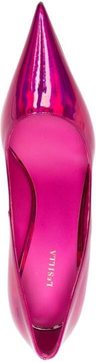 Le Silla Bella 120mm metallic pumps Pink