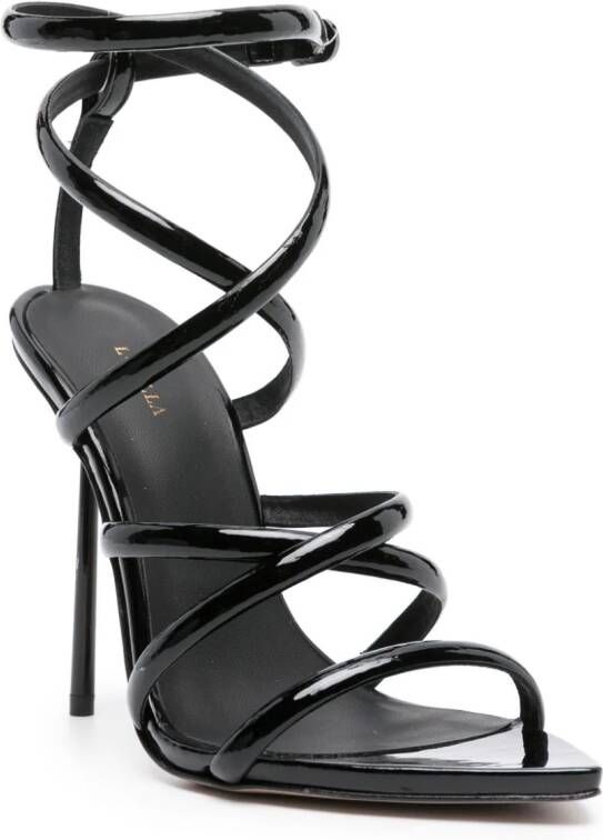 Le Silla Bella 120mm slingback sandals Black