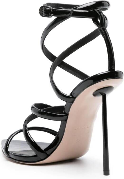 Le Silla Bella 120mm slingback sandals Black