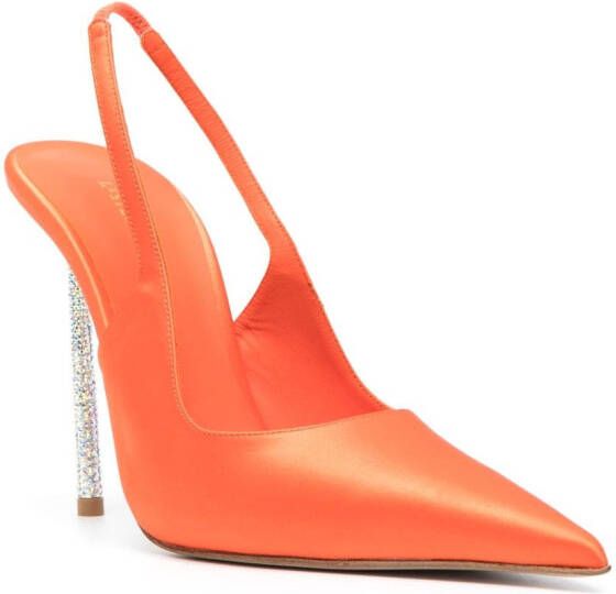 Le Silla Bella 125mm slingback pumps Orange