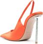 Le Silla Bella 125mm slingback pumps Orange - Thumbnail 3