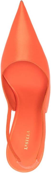 Le Silla Bella 125mm slingback pumps Orange