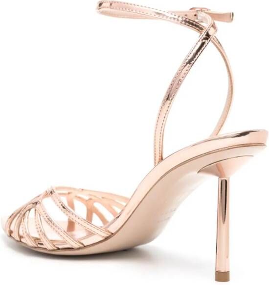 Le Silla Bella 80mm metallic sandals Pink